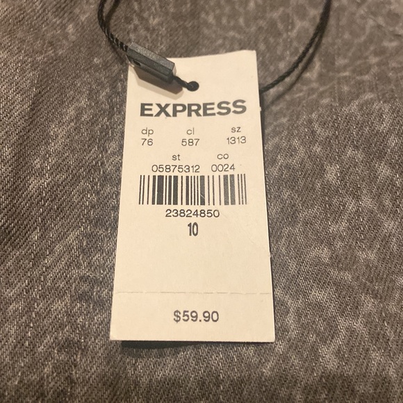 EXPRESS Shortie Super High Rise Size 10 Shorts - Picture 2 of 12